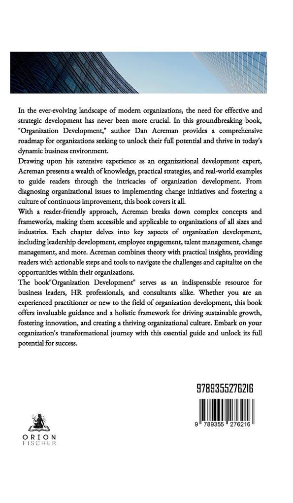 Weitere Ansicht: Organization Development for Modern Business | Dan Acreman