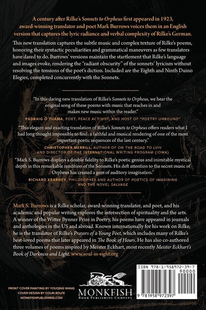 Weitere Ansicht: Sonnets to Orpheus | Rainer Maria Rilke