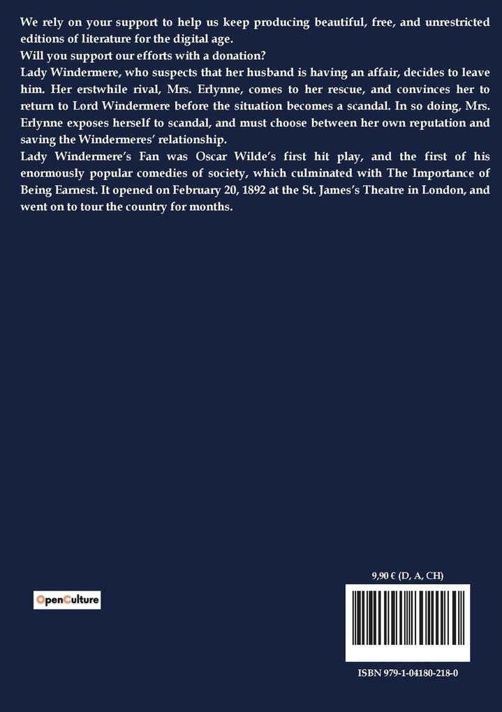 Weitere Ansicht: Lady Windermere's Fan | Oscar Wilde