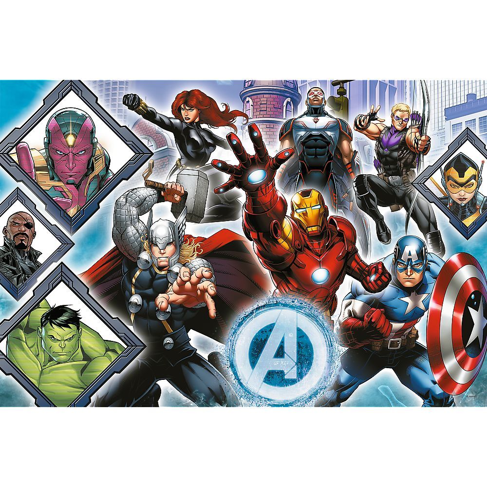 Weitere Ansicht: Junior Super Shape XL Puzzle 104 Teile - Marvel Avengers