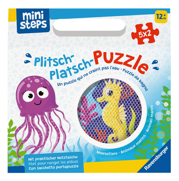 Produktbild: Ravensburger - ministeps: Plitsch-Platsch-Puzzle Meerestiere