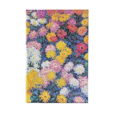 Produktbild: Notizbuch Monets Chrysanthemen Midi Punkteraster