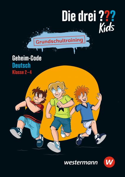 Produktbild: Die drei ??? Kids - Grundschultraining. Geheim-Code Deutsch 2-4 | Kerstin Riesberg