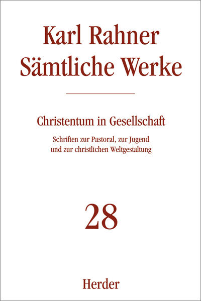 Produktbild: Karl Rahner Sämtliche Werke | Karl Rahner, Karl SJ Rahner
