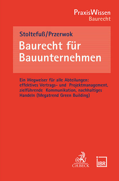 Produktbild: Baurecht für Bauunternehmen | Martin Stoltefuß, Sabine Przerwok