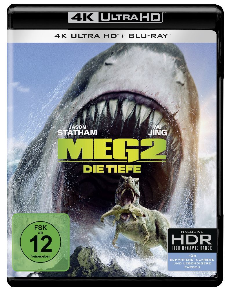 Produktbild: MEG 2: Die Tiefe, 1 4K UHD-Blu-ray + 1 Blu-ray