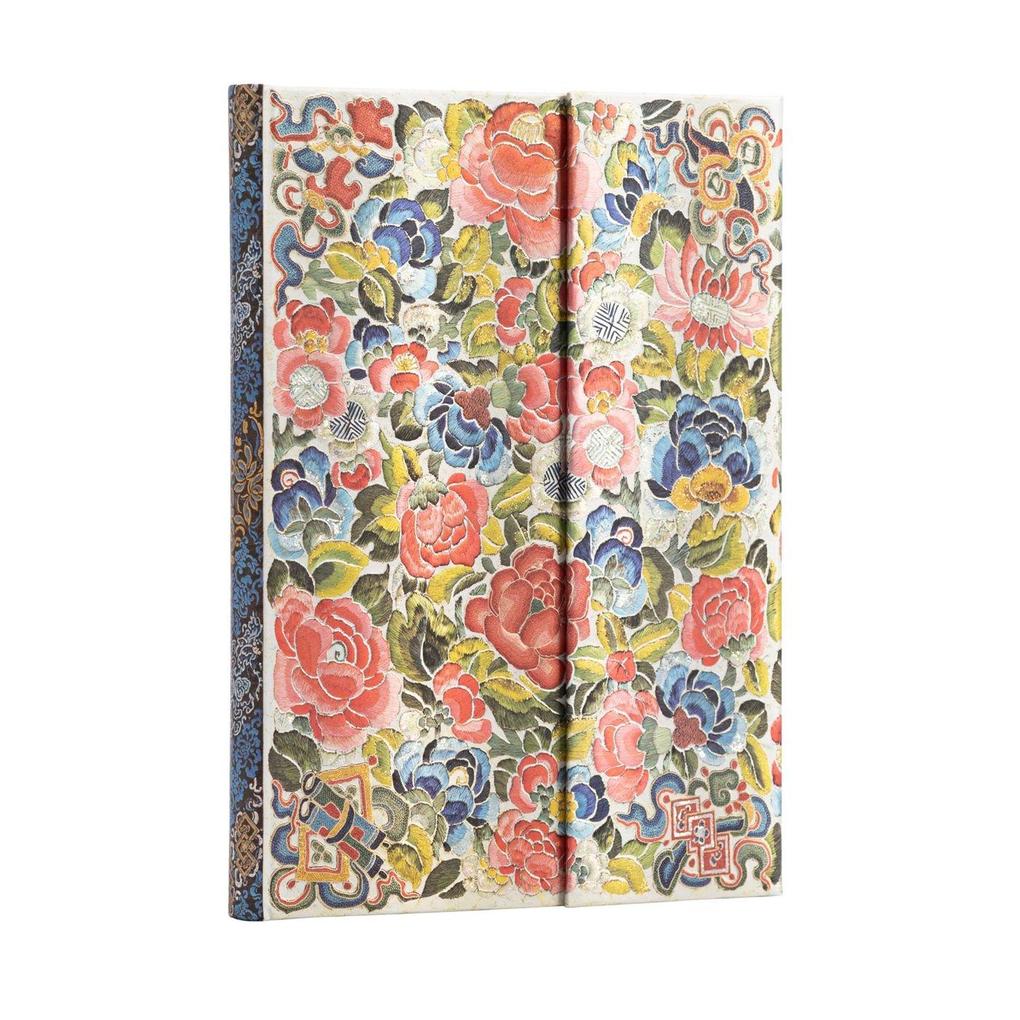 Produktbild: Pear Garden (Peking Opera Embroidery) Midi Lined Hardcover Journal | Paperblanks