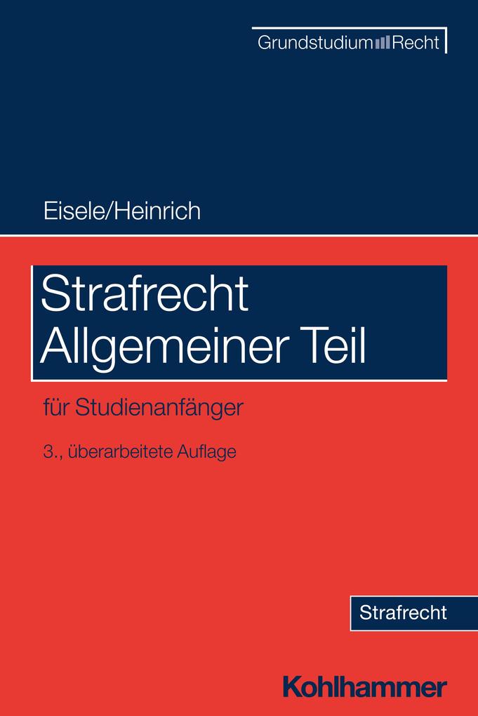 Produktbild: Strafrecht Allgemeiner Teil | Jörg Eisele, Bernd Heinrich