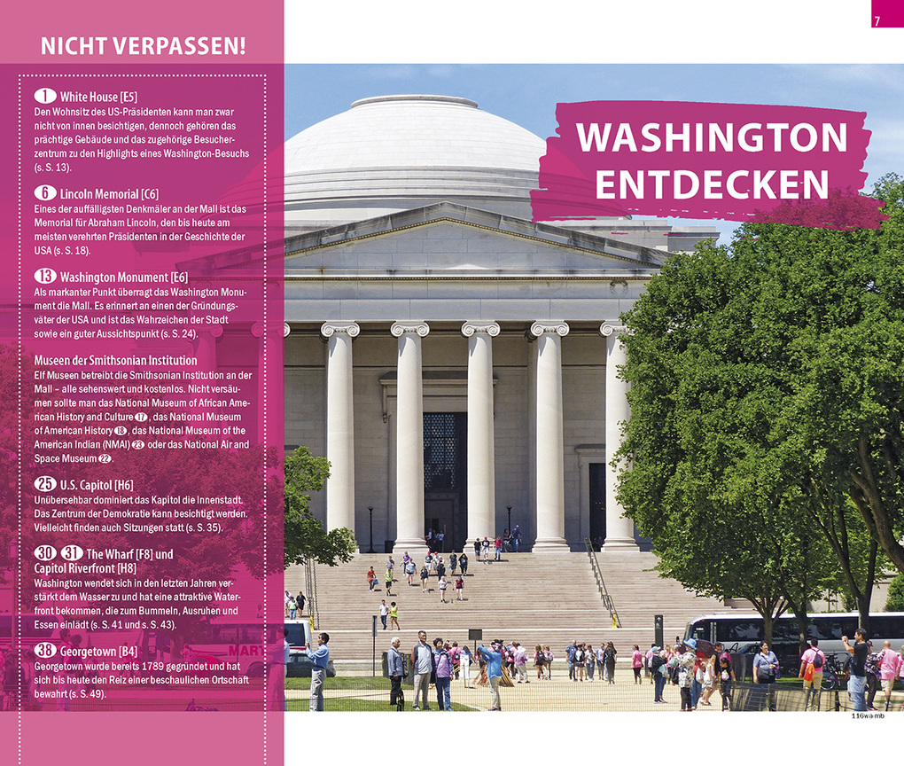 Weitere Ansicht: Reise Know-How CityTrip Washington D.C. | Margit Brinke, Peter Kränzle