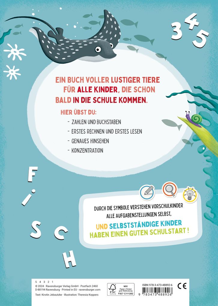Weitere Ansicht: Mein großes Schulstartbuch: Lesen Schreiben Rechnen | Kirstin Jebautzke