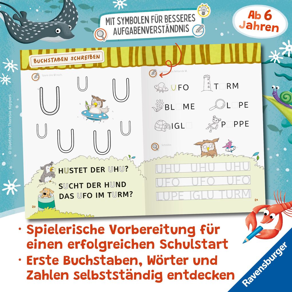 Weitere Ansicht: Mein großes Schulstartbuch: Lesen Schreiben Rechnen | Kirstin Jebautzke
