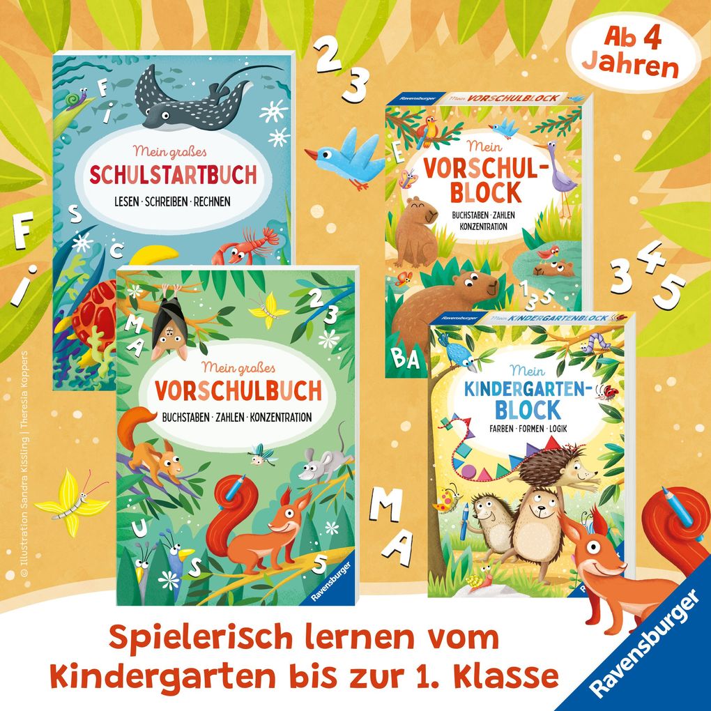 Weitere Ansicht: Mein großes Schulstartbuch: Lesen Schreiben Rechnen | Kirstin Jebautzke