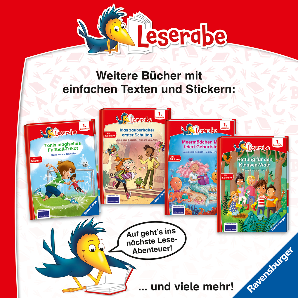 Weitere Ansicht: Leserabe Sonderausgaben - A wie Apfel, B wie Bär, das ABC ist gar nicht schwer - Lustige Reime zum Lesenlernen | Bernd Penners