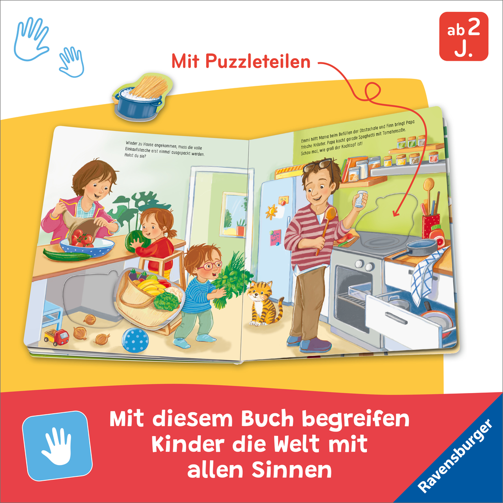 Weitere Ansicht: Mein großes Puzzle-Spielbuch - Das essen wir heute | Mila Rulff