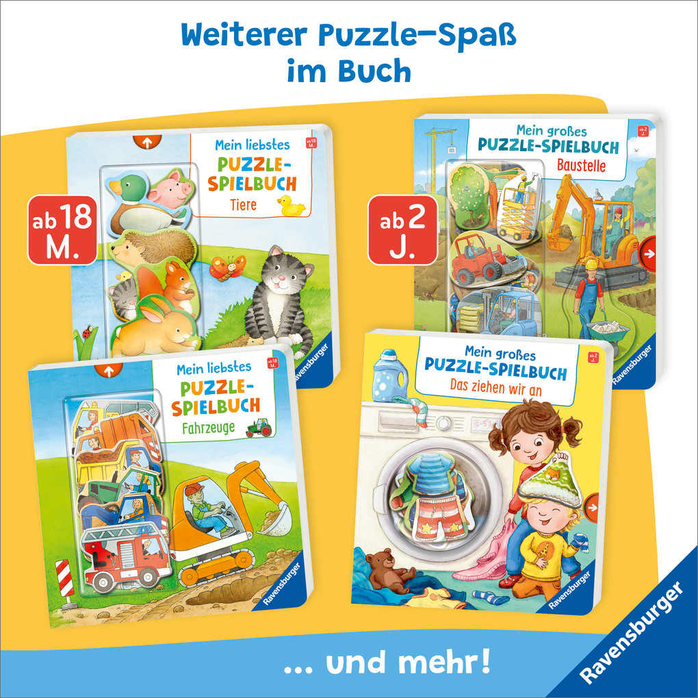 Weitere Ansicht: Mein großes Puzzle-Spielbuch - Das essen wir heute | Mila Rulff