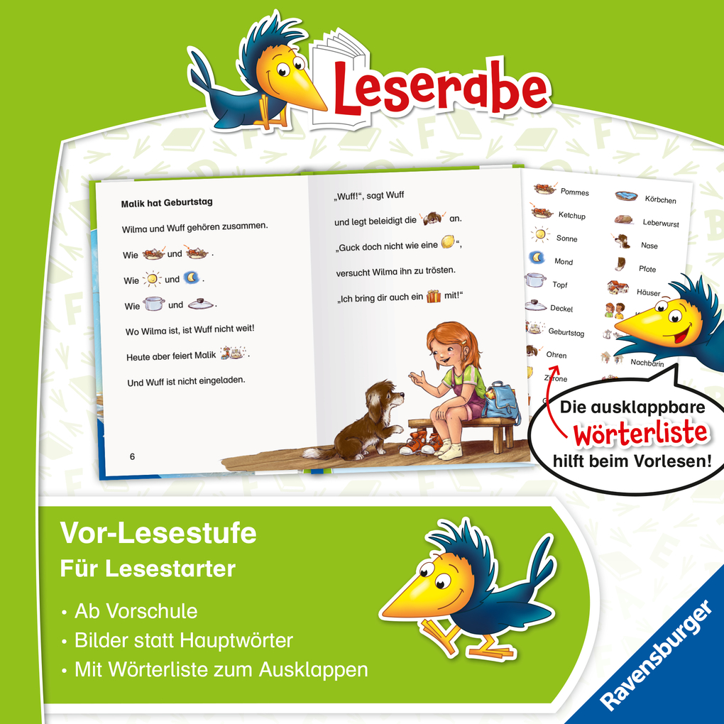 Weitere Ansicht: Leserabe Vor-Lesestufe - Wilma und ihr Hund Wuff | Judith Allert