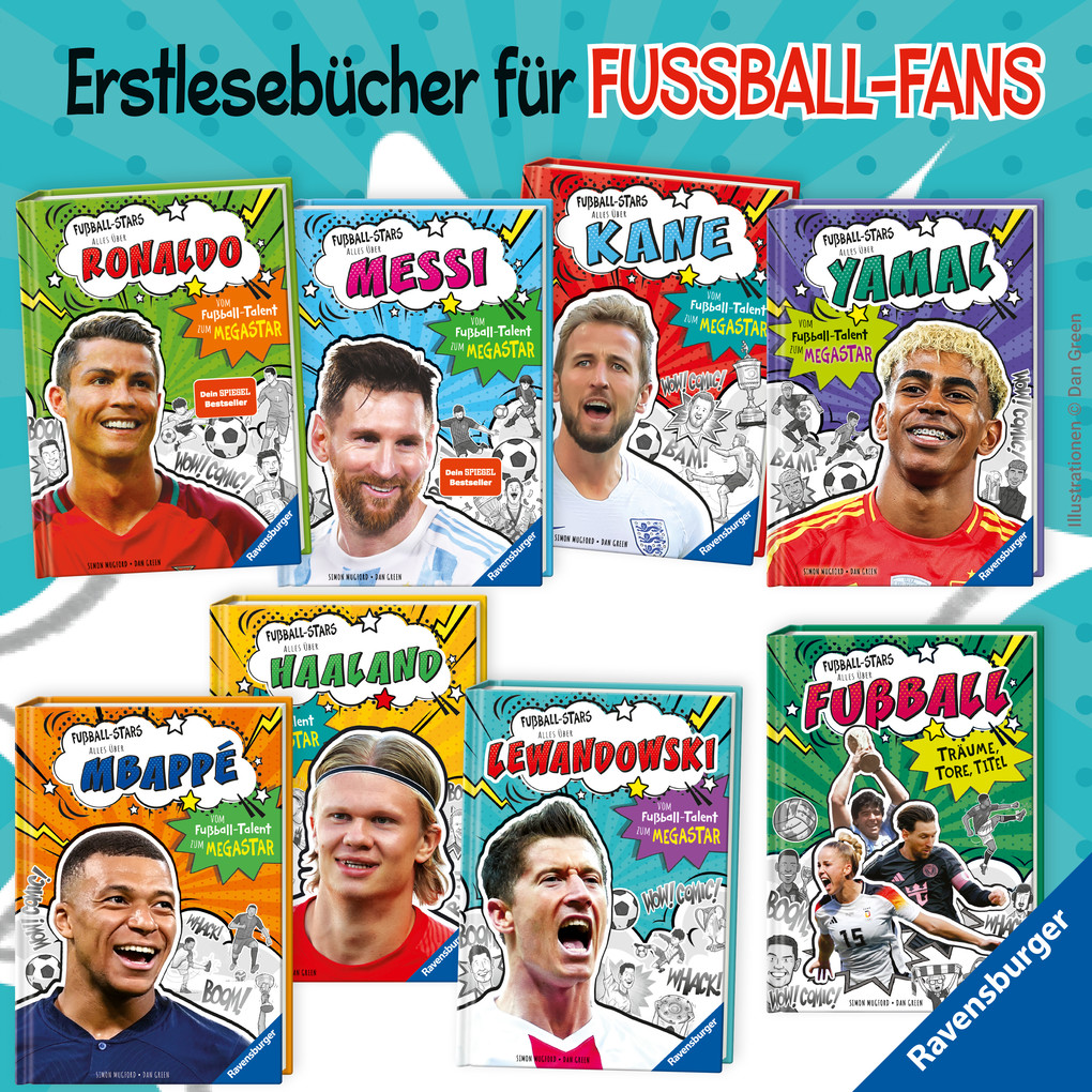 Weitere Ansicht: Fußball-Stars - Alles über Lewandowski. Vom Fußball-Talent zum Megastar | Simon Mugford