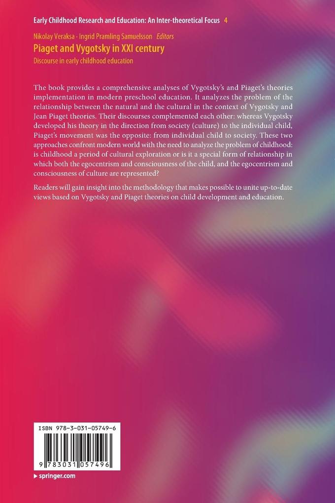 Weitere Ansicht: Piaget and Vygotsky in XXI century