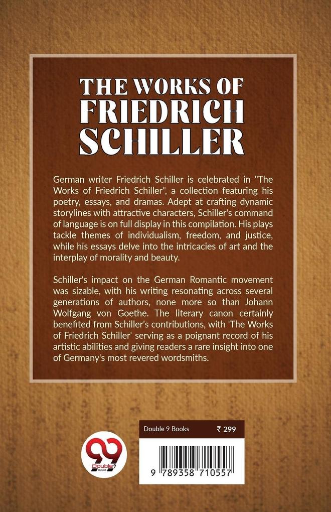 Weitere Ansicht: The Works Of Friedrich Schiller | Friedrich Schiller