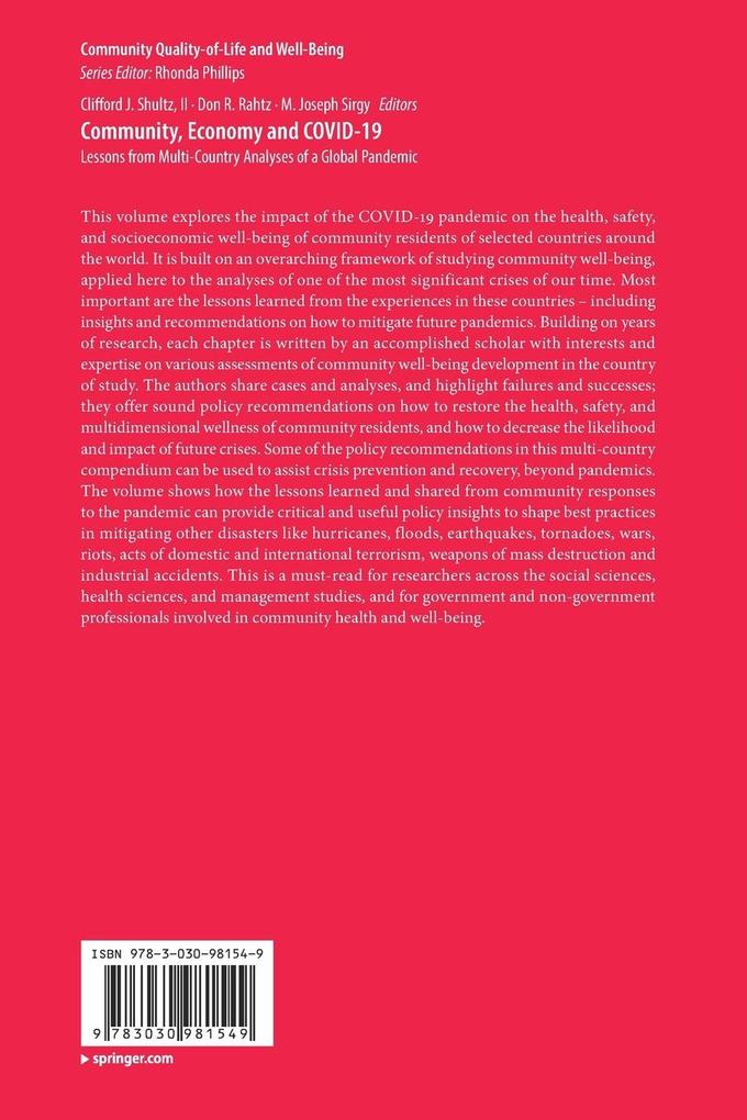 Weitere Ansicht: Community, Economy and COVID-19