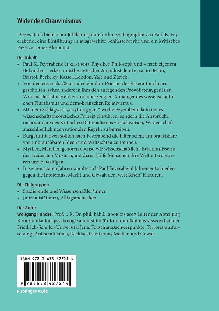Weitere Ansicht: Wider den Chauvinismus | Wolfgang Frindte