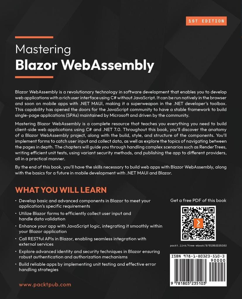 Weitere Ansicht: Mastering Blazor WebAssembly | Ahmad Mozaffar