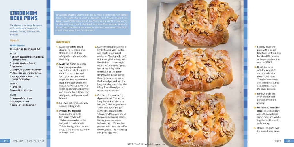 Weitere Ansicht: The Crafter's Kitchen: An Official Minecraft Cookbook for Young Chefs and Their Families | Victoria Granof, Mojang AB, Danica Davidson, Emma Carlson Berne