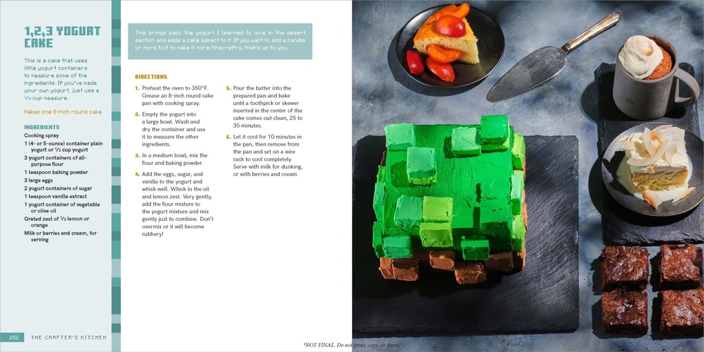 Weitere Ansicht: The Crafter's Kitchen: An Official Minecraft Cookbook for Young Chefs and Their Families | Victoria Granof, Mojang AB, Danica Davidson, Emma Carlson Berne