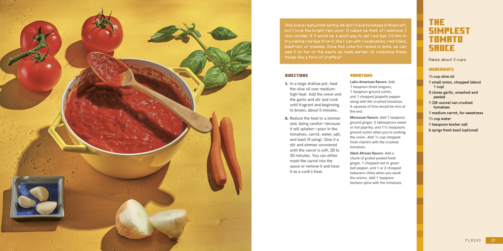 Weitere Ansicht: The Crafter's Kitchen: An Official Minecraft Cookbook for Young Chefs and Their Families | Victoria Granof, Mojang AB, Danica Davidson, Emma Carlson Berne