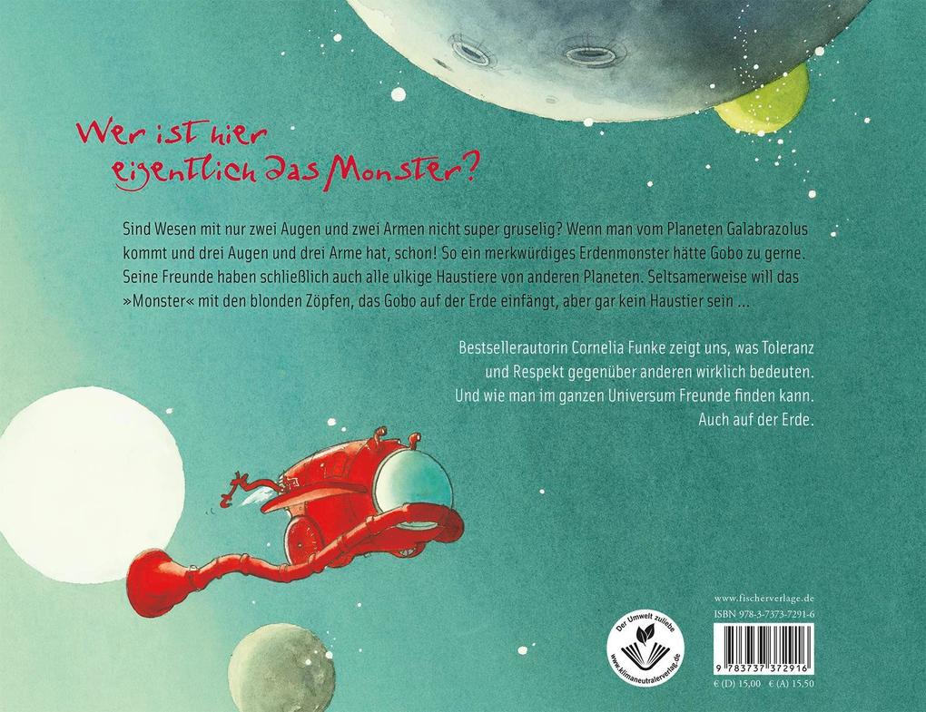 Weitere Ansicht: Das Monster vom blauen Planeten | Cornelia Funke