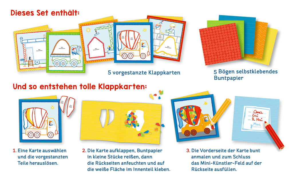 Weitere Ansicht: Mein erstes Bastelset - Schnipsel-Kunst