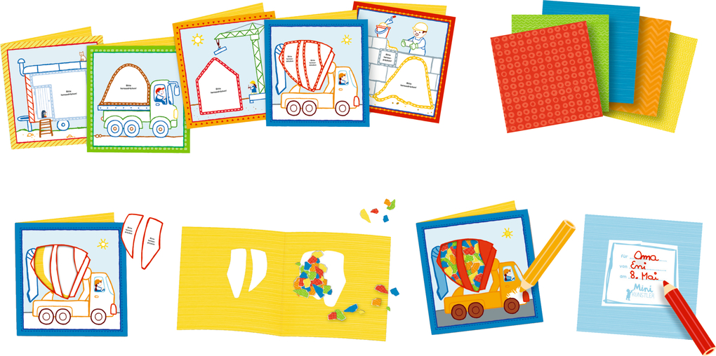 Weitere Ansicht: Mein erstes Bastelset - Schnipsel-Kunst