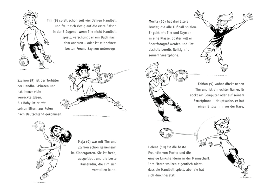 Weitere Ansicht: Die Handball-Piraten (Band 1) - Sprung, Wurf und Sieg | Julia Nikoleit