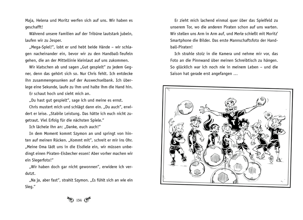 Weitere Ansicht: Die Handball-Piraten (Band 1) - Sprung, Wurf und Sieg | Julia Nikoleit