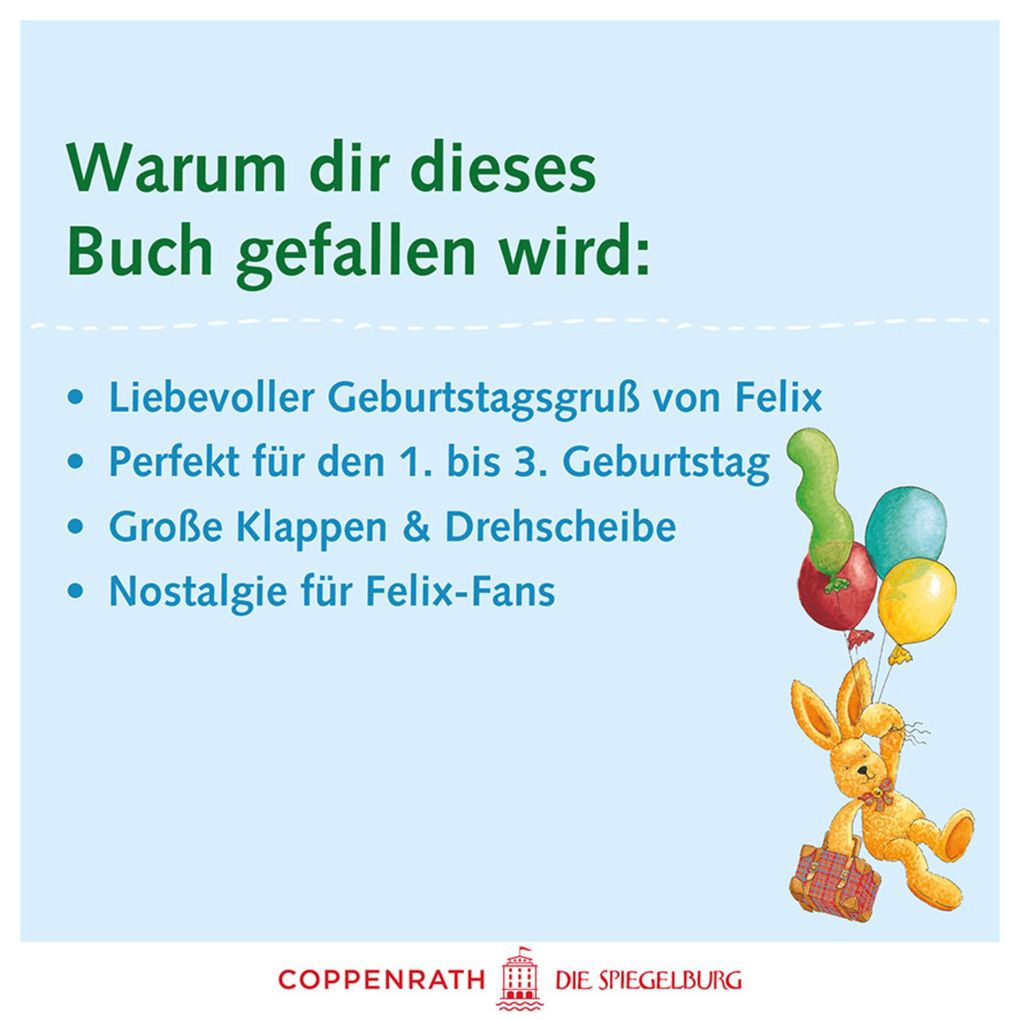 Weitere Ansicht: Erste Geburtstagspost von Felix | Annette Langen