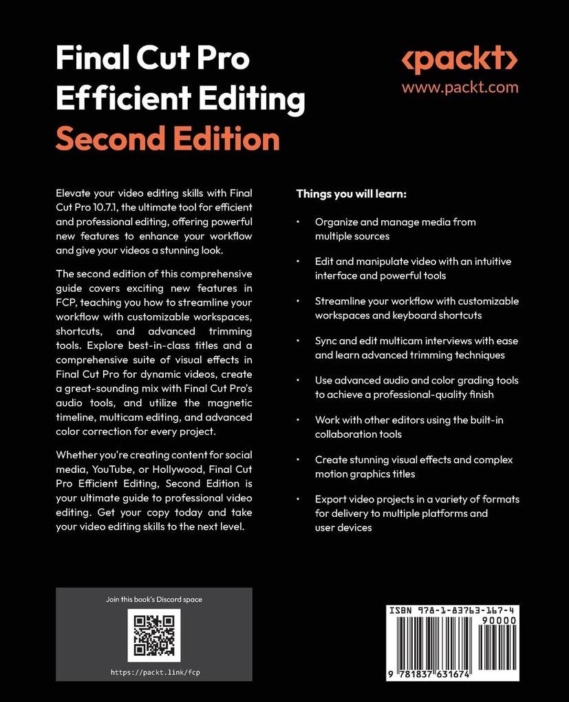 Weitere Ansicht: Final Cut Pro Efficient Editing - Second Edition | Iain Anderson