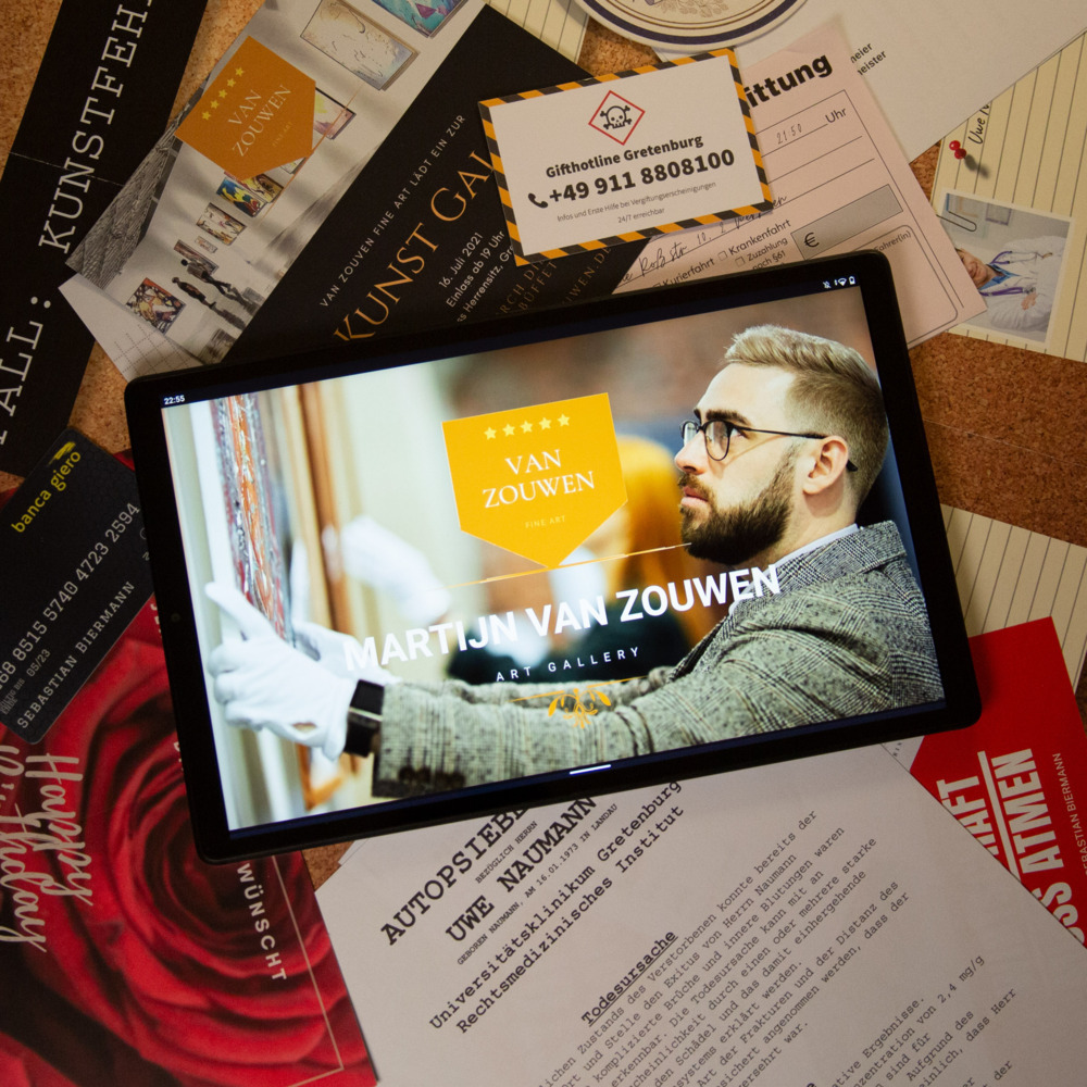 Weitere Ansicht: CRIMECASES Krimispiel Tatort: Kunstfehler