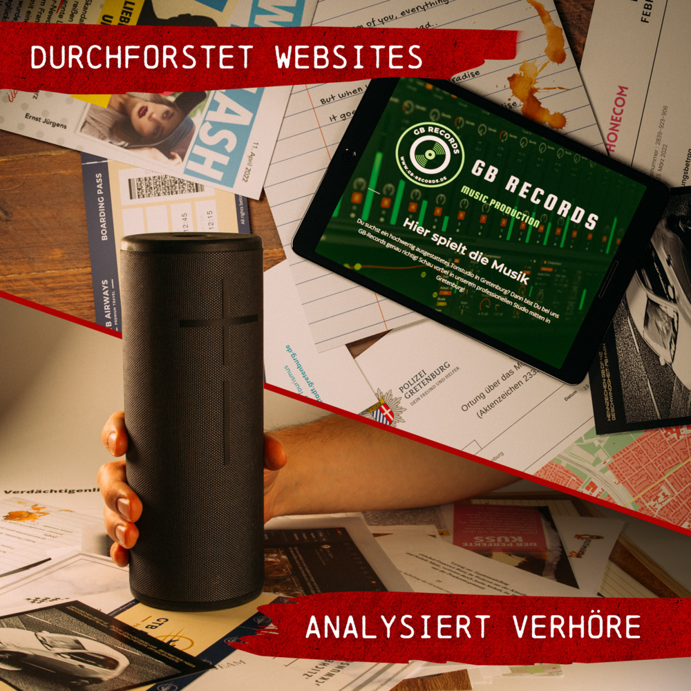 Weitere Ansicht: CRIMECASES Krimispiel Tatort: Tonstudio