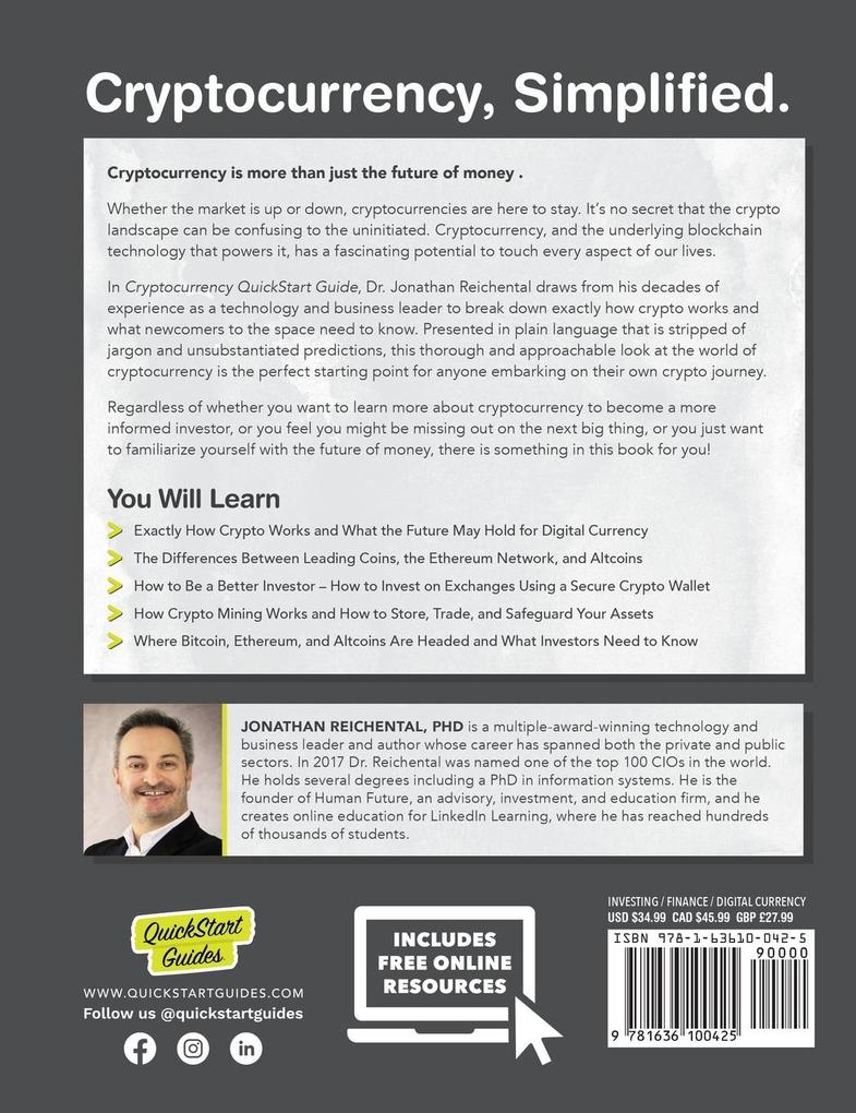 Weitere Ansicht: Cryptocurrency QuickStart Guide | Jonathan Reichental