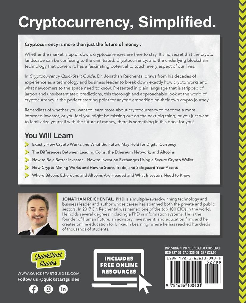Weitere Ansicht: Cryptocurrency QuickStart Guide | Jonathan Reichental