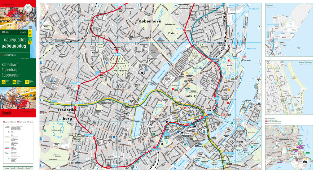 Weitere Ansicht: Kopenhagen, Stadtplan 1:10.000, freytag & berndt