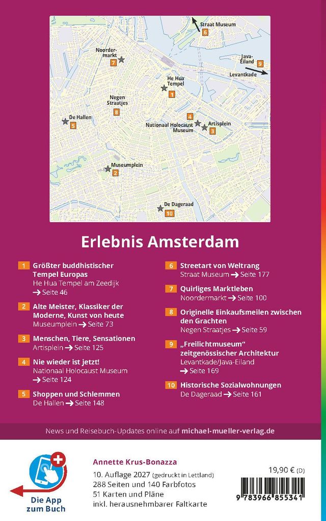 Weitere Ansicht: MICHAEL MÜLLER Reiseführer Amsterdam MM-City | Annette Krus-Bonazza