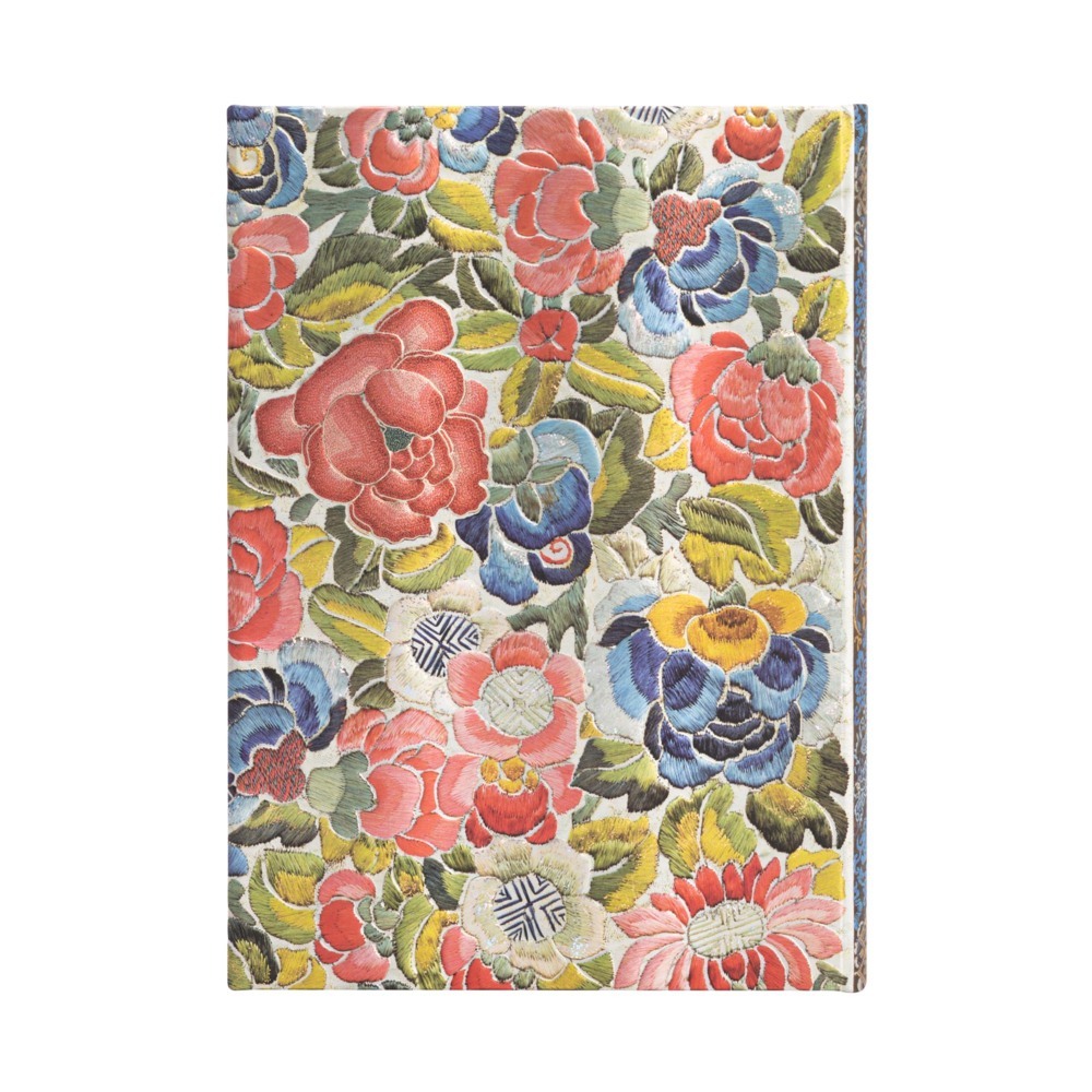 Weitere Ansicht: Pear Garden (Peking Opera Embroidery) Midi Lined Hardcover Journal | Paperblanks