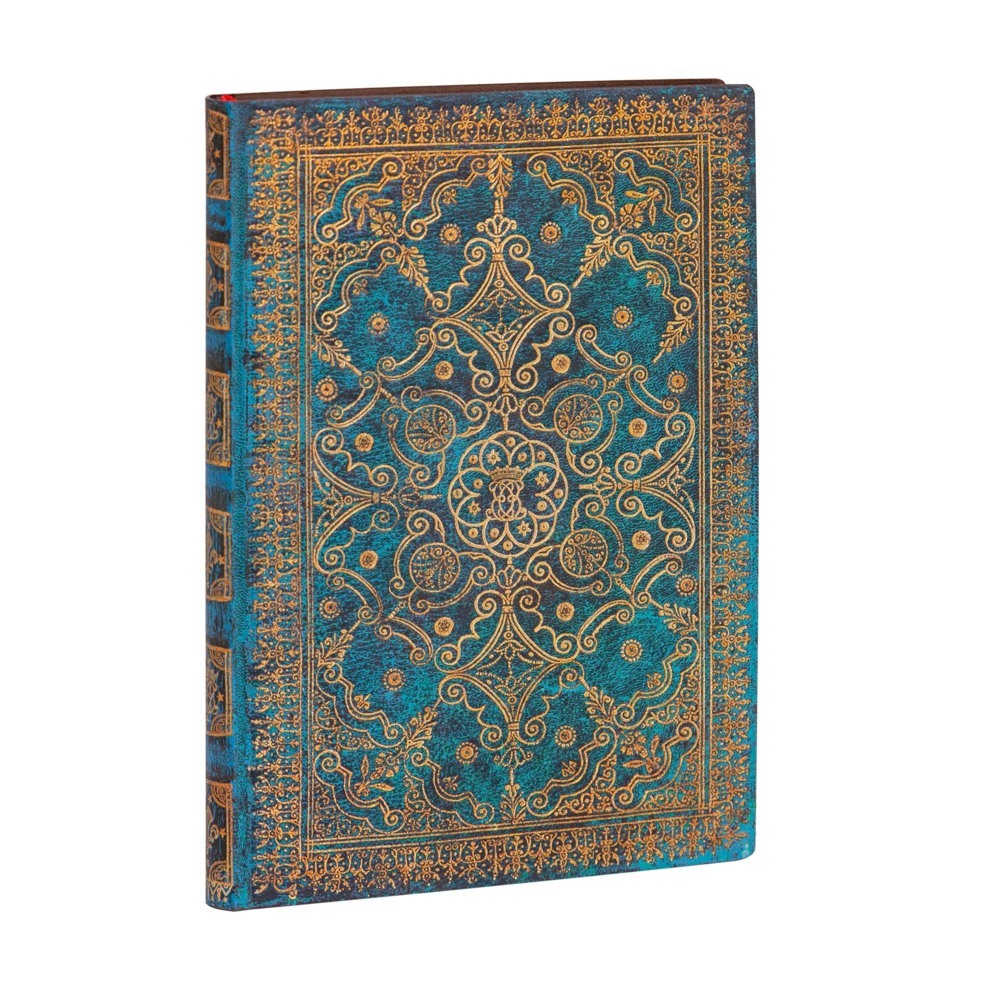 Weitere Ansicht: Notizbuch Azurblau Midi Liniert