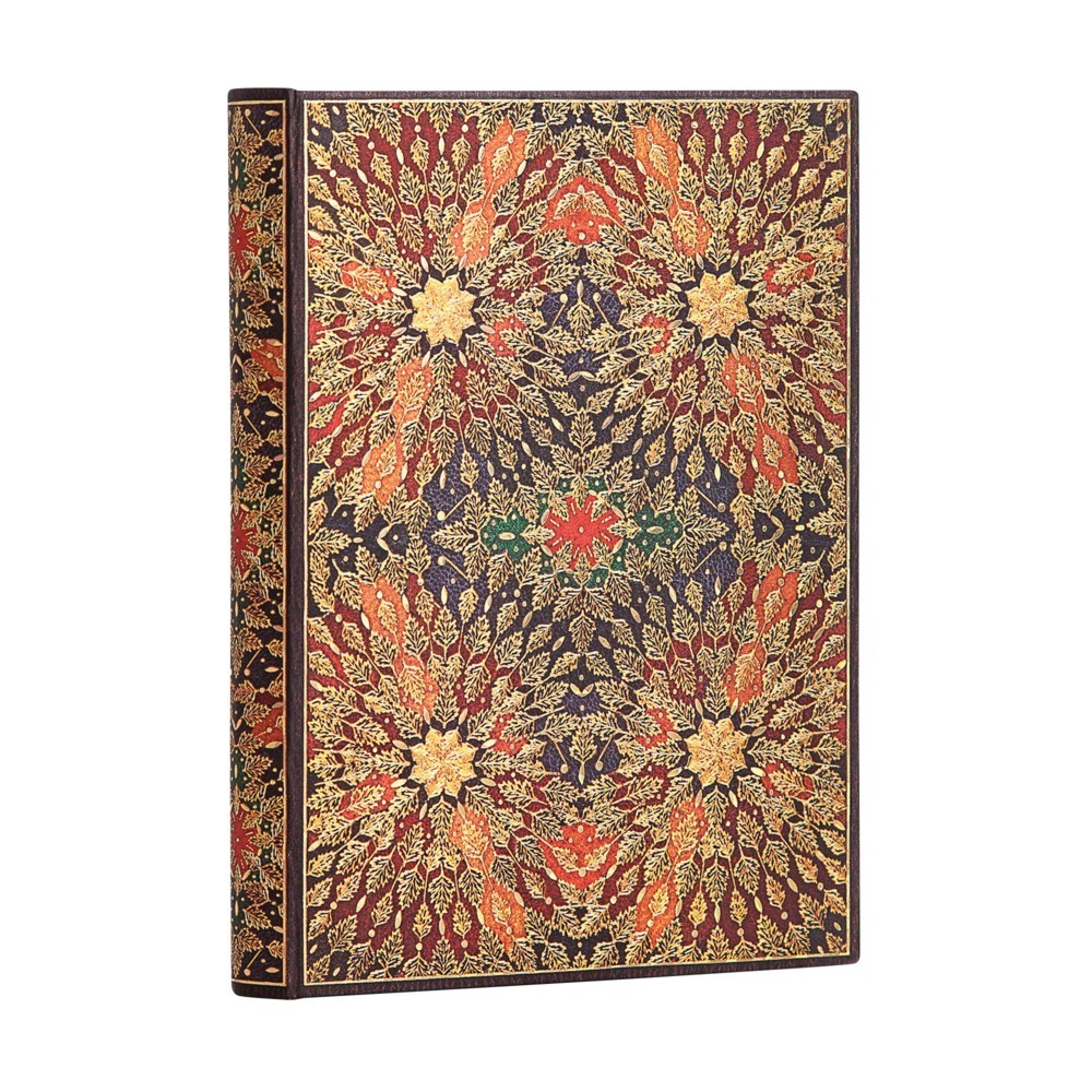 Weitere Ansicht: Fire Flowers Midi Lined Hardcover Journal (Elastic Band Closure) | Paperblanks