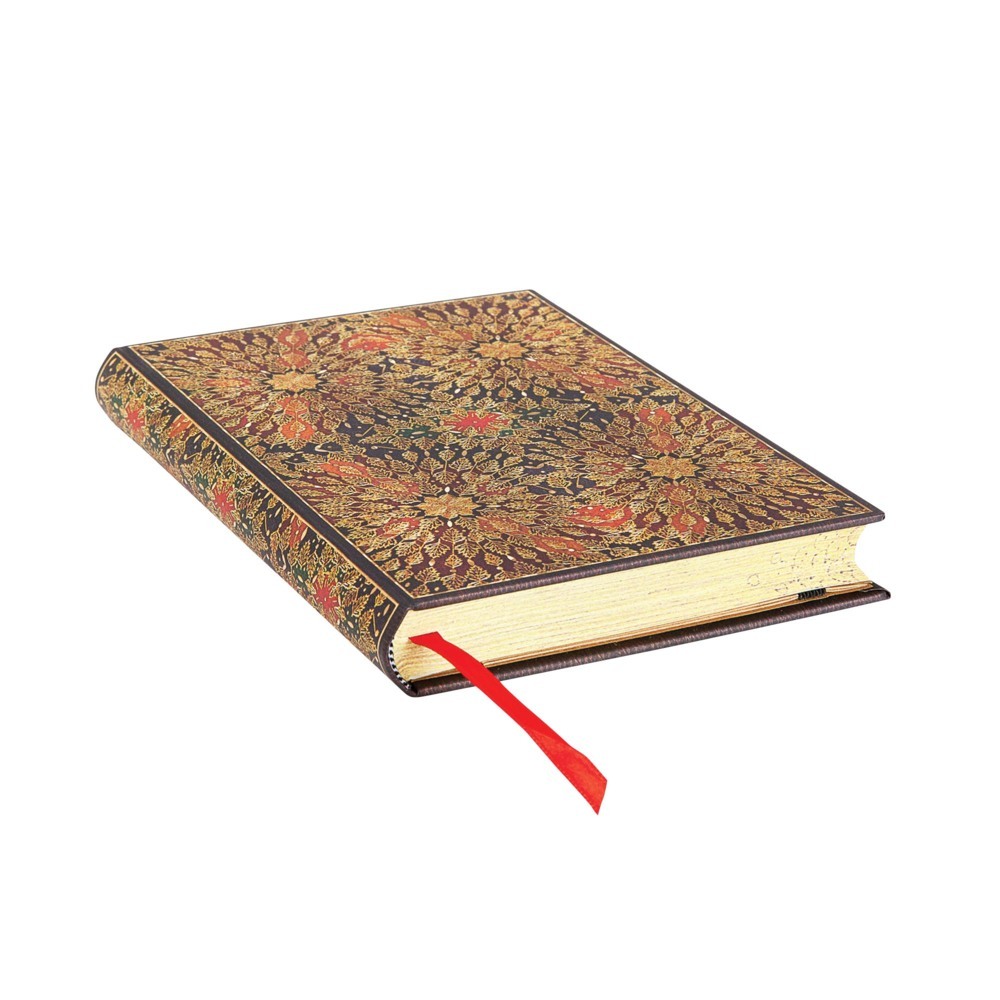 Weitere Ansicht: Fire Flowers Midi Lined Hardcover Journal (Elastic Band Closure) | Paperblanks