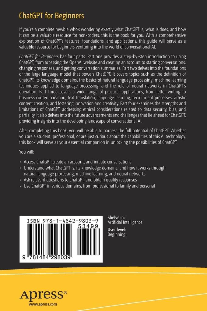 Weitere Ansicht: ChatGPT for Beginners | Eric Sarrion