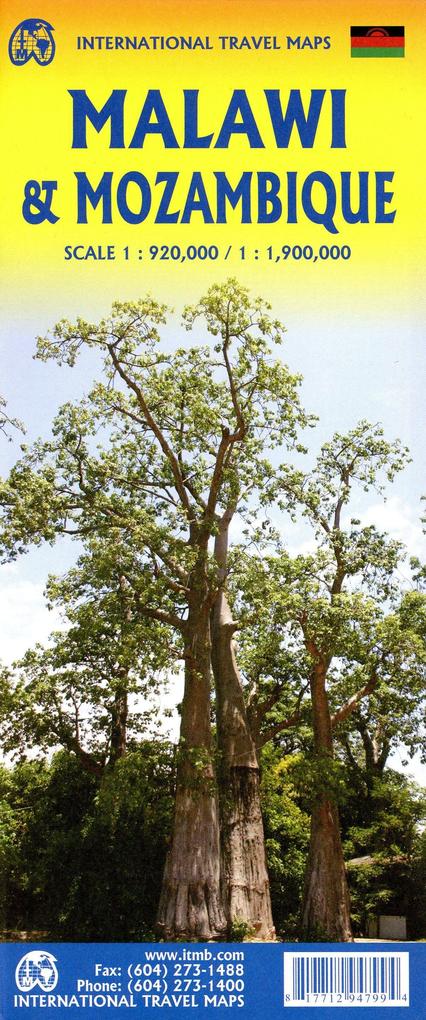 Produktbild: Malawi/Mozambique 1:920000