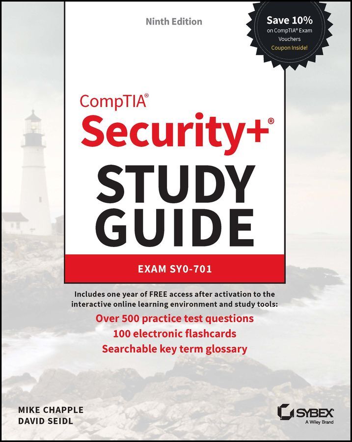 Produktbild: CompTIA Security+ Study Guide with over 500 Practice Test Questions | David Seidl, Mike Chapple