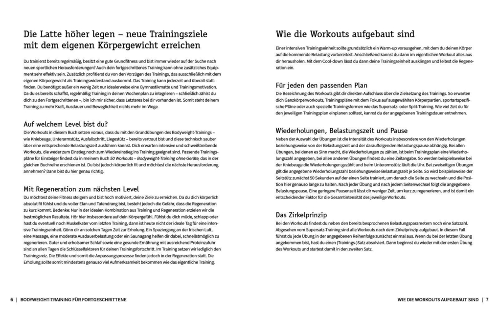 Weitere Ansicht: 50 Workouts - Bodyweight-Training für Fortgeschrittene | Marcel Doll